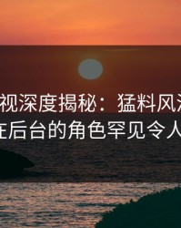 香蕉影视深度揭秘：猛料风波背后，大V在后台的角色罕见令人意外